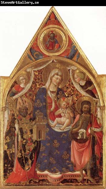 Antonio Fiorentino Madonna and Child with Saints